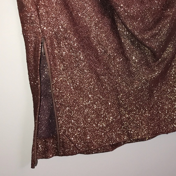 Vintage - Scoop back Copper Top With Side Zipper - Picture 3 of 3